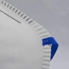 Grey Color Ffp2 Cup Mask No Maintenance  With Foam Nose Cushion Wedge