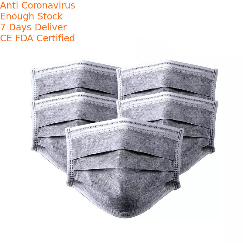 Anti Haze Activated Carbon Dust Mask Practical Bfe ≥ 95% High Efficiency Filter