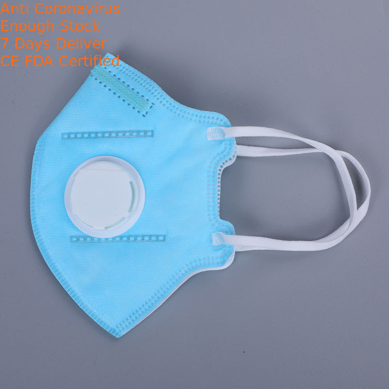 Blue Color Foldable Ffp2 Mask Personal Care For Milling Work / Construction